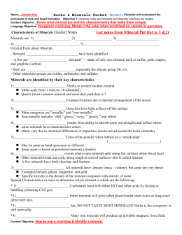 Importance of minerals essay image