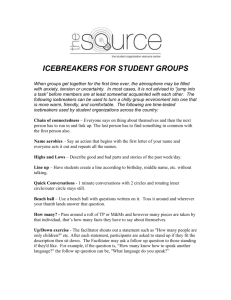 icebreakers for student groups