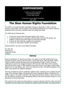 the exodus to thailand - Shan Human Rights Foundation