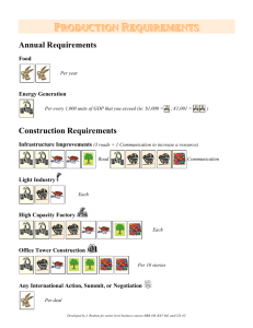 Game Simulation Materials