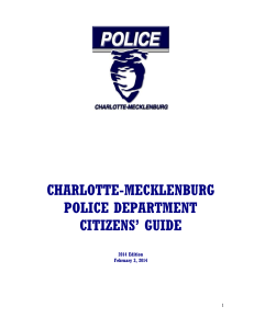 charlotte-mecklenburg police department citizens' guide