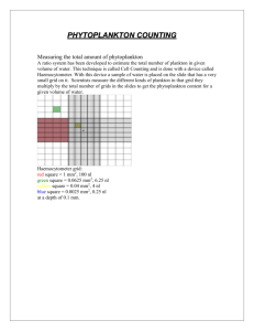 phytoplankton counting