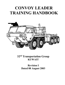 convoy leader's handbook