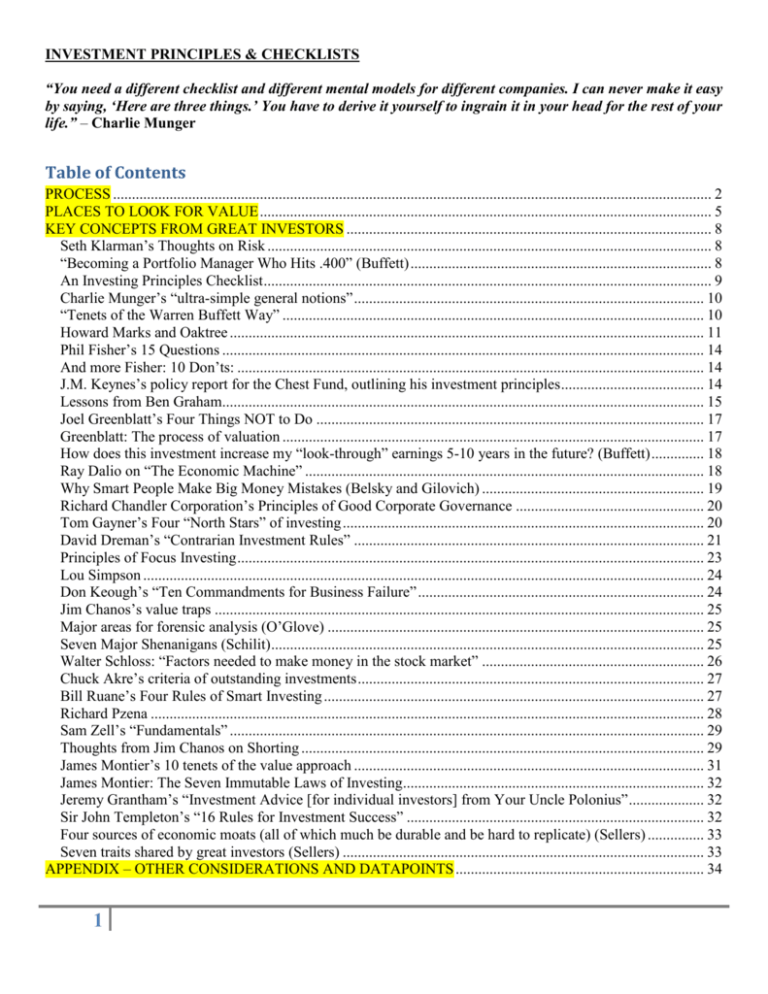 investment-checklist