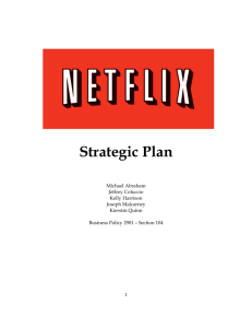 Strategic Plan Michael Abraham Jeffrey Coluccio Kelly Harrison