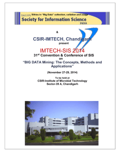 'Ethics in “Big Data” collection, collation and usage & CSIR