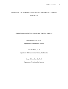 Online Resources Working Paper