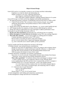 Object-Oriented Design - Computer Science & Engineering