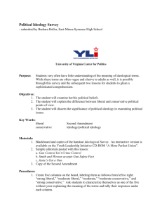 Political Ideology Survey - Libertyville High School