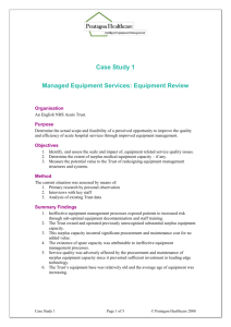 Managed Equipment Services A Case Study