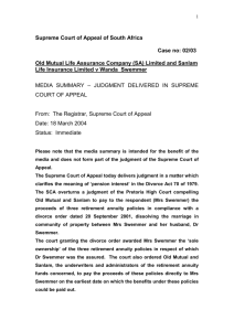 Supreme Court of Appeal of South Africa