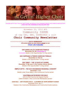 Feature Performance - Gettin' Higher Choir