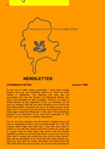 Autumn Newsletter