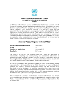 UNITED NATIONS RELIEF AND WORKS AGENCY FOR
