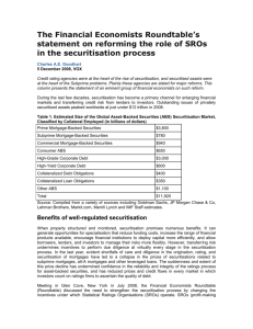 Roundtable's Evaluation of the SEC's Proposals for Reform