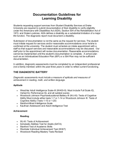 Learning Disability