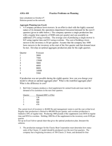 Planning Practice Problem