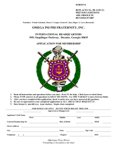 Form 9A - Application for Membership