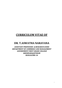 Dr.Aswath Narayan M.Com.,M.Phil.,MBA,PGDBA.,Ph.D.