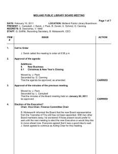 2011-02-10 Board Minutes (February 10, 2011)