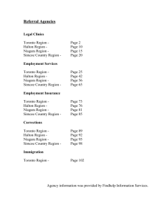 Referral Agencies List