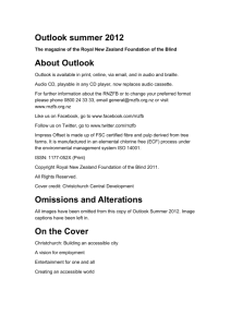Outlook summer 2012 in electronic text: Word