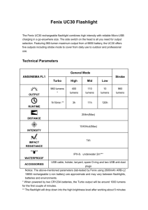 Fenix UC30 user manual