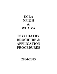 UCLA - NPIH Administrative Website