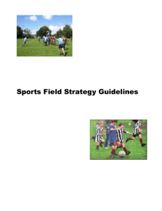 Sports field strategy guidelines