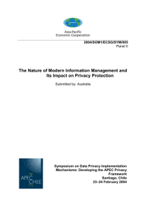 The Nature of Modern Information Management & Its Impact on