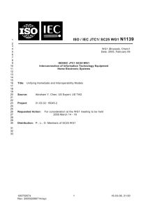 UnifyingHG&CIS_Modles - ISO/IEC JTC 1/SC 25/WG 1 Home Page