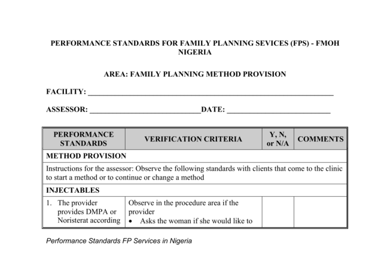 3 Family Planning Method Provision