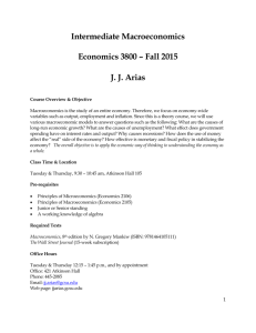 Intermediate Macroeconomic Theory
