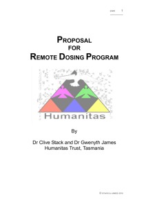 3.3 process for remote dosing program