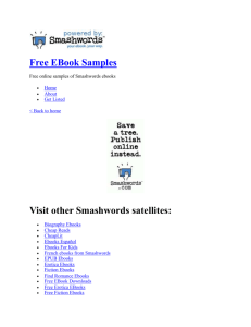 Free EBook Samples (powered by Smashwords)