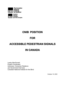 CNIB APS position