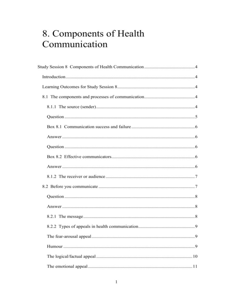 study-session-8-components-of-health-communication