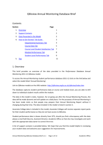 Course Data Tab - My.Anglia Homepage