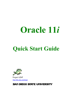 List of New Features for Oracle 11i by Application
