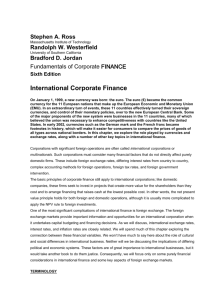 International Corporate 22 - Finanzas 2