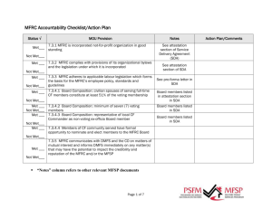 MFSP Accountability Framework (Non