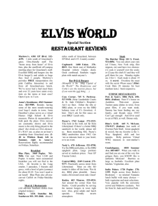 Elvis World - Scotty Moore