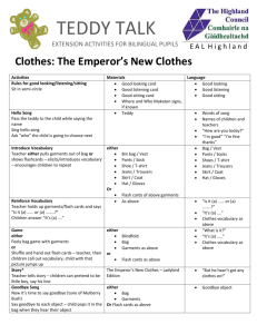 Clothes - EAL HIGHLAND