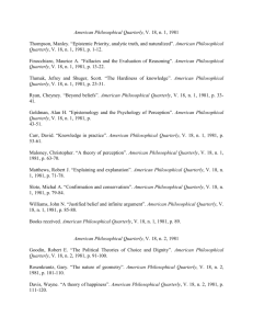 American Philosophical Quarterly, 1993, volume 30, number 4