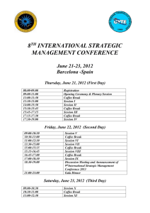 the conference presentatıon program
