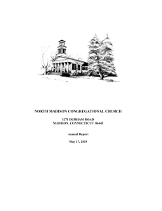 annual reports - North Madison CC