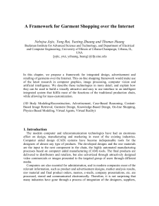 A Framework for Garment Shopping over the Internet
