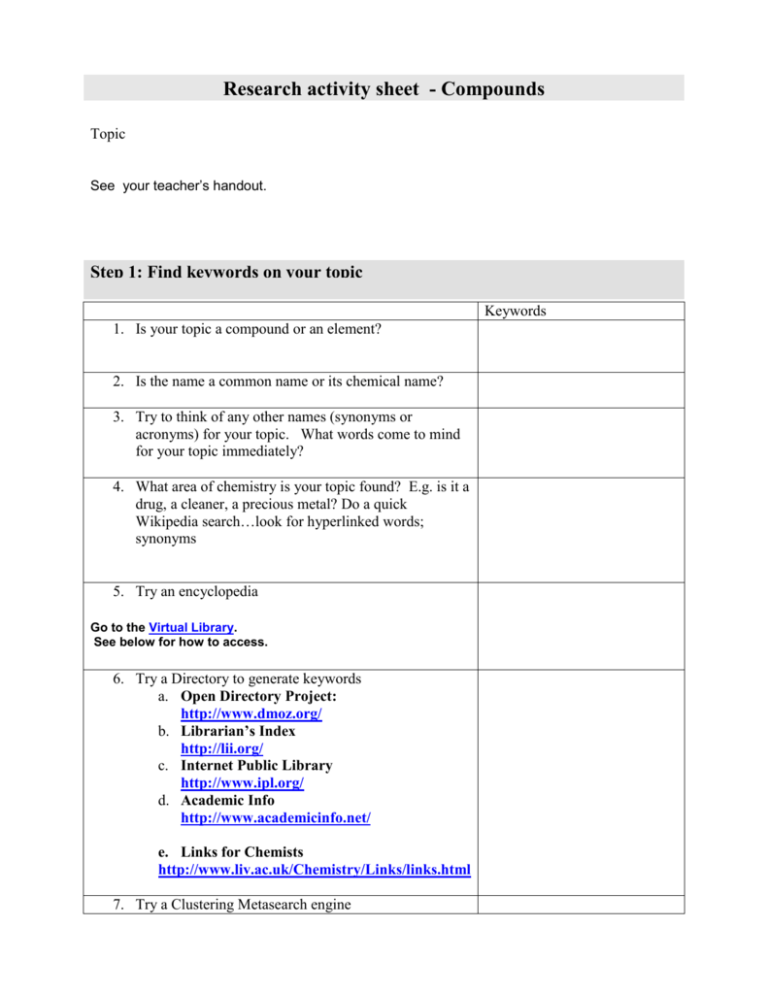activity sheet 3 research guidelines