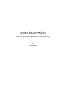 Internet Resource Guide