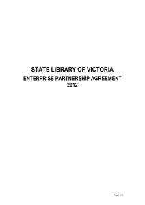 TABLE OF CONTENTS - State Library of Victoria